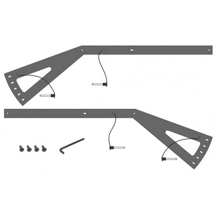KV2 Audio ES Downfill bracket Łączniki do pochylenia modułu ES1.0 jako downfill
